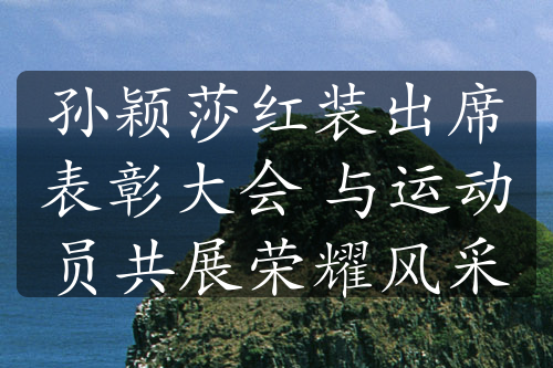 孙颖莎红装出席表彰大会 与运动员共展荣耀风采