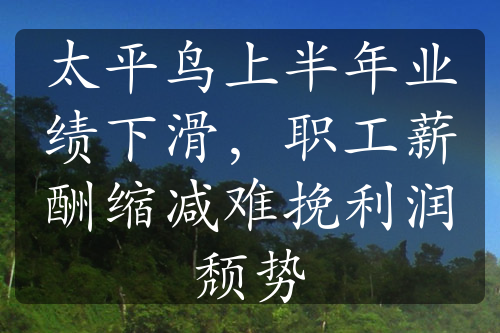 太平鸟上半年业绩下滑，职工薪酬缩减难挽利润颓势