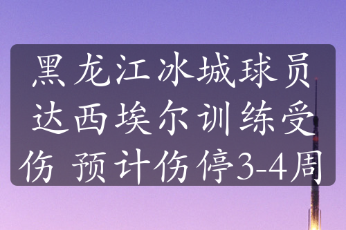 黑龙江冰城球员达西埃尔训练受伤 预计伤停3-4周